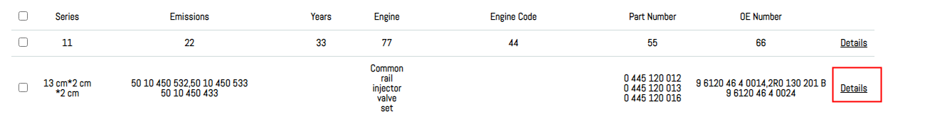 diesel-control-valve-set-vehicle-parameter-page